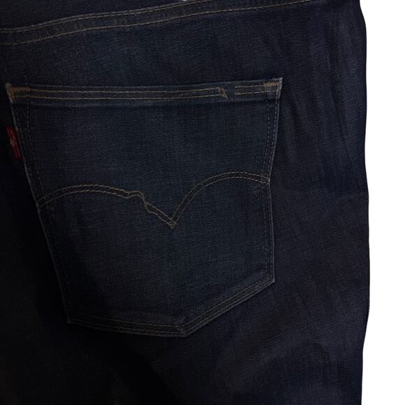 Levi's Jeans Women 32 Blue Denim Stretch 5-Pockets Mid-Rise Slimming Skinny Leg - Picture 10 of 16